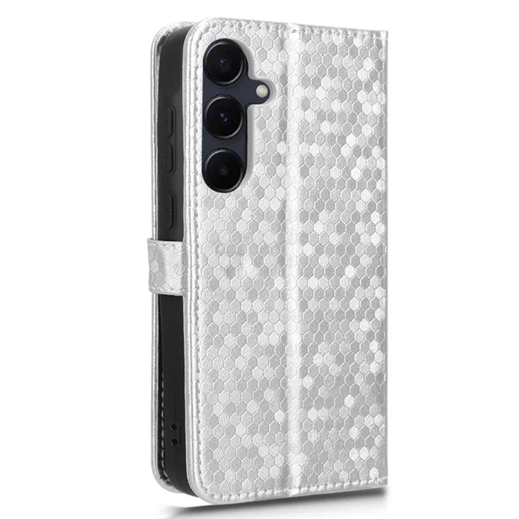 For Samsung Galaxy A55 5G Case Dot Pattern Imprinted Leather Cover with Wallet