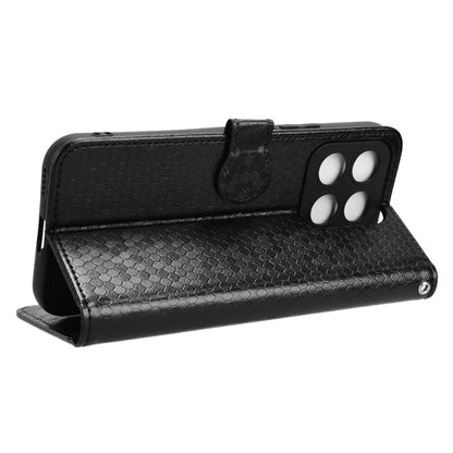 For Honor X8b 4G Case Dot Pattern Imprinted Leather Phone Wallet Cover