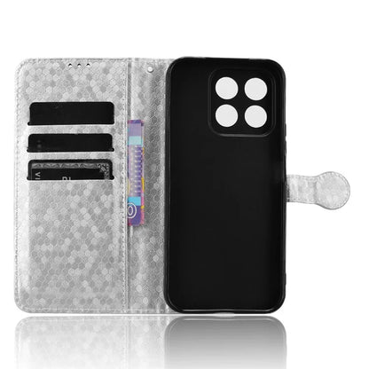 For Honor X8b 4G Case Dot Pattern Imprinted Leather Phone Wallet Cover