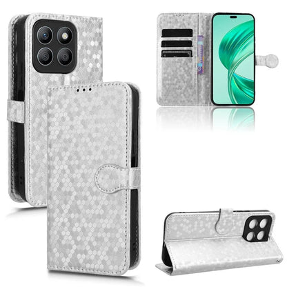 For Honor X8b 4G Case Dot Pattern Imprinted Leather Phone Wallet Cover