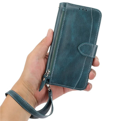 For Samsung Galaxy A35 5G Leather Case Crossbody Phone Cover Zipper Pocket