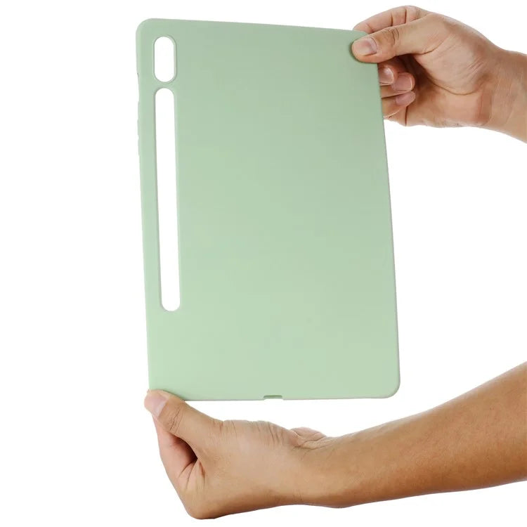 For Samsung Galaxy Tab S9 Tablet Case Liquid Silicone Anti-scratch Cover