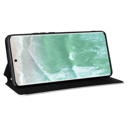 For Oppo Reno11 5G (Global) Leather Wallet Case Rhombus Imprinted Magnetic Closing