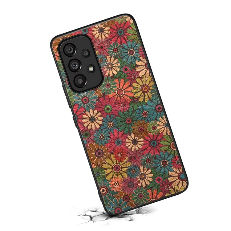 For Samsung Galaxy A53 5G Phone Case Flower Pattern Protective Cover
