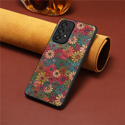 For Samsung Galaxy A53 5G Phone Case Flower Pattern Protective Cover