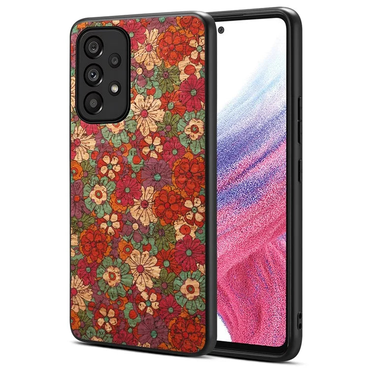 For Samsung Galaxy A53 5G Phone Case Flower Pattern Protective Cover