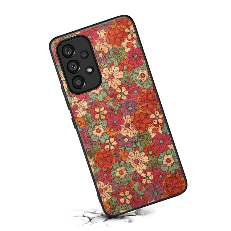 For Samsung Galaxy A53 5G Phone Case Flower Pattern Protective Cover