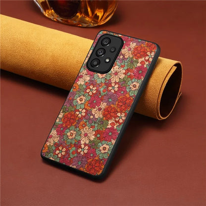 For Samsung Galaxy A53 5G Phone Case Flower Pattern Protective Cover