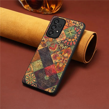 For Samsung Galaxy A53 5G Phone Case Flower Pattern Protective Cover