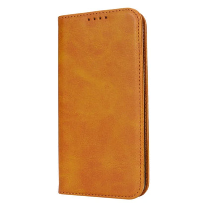 For Samsung Galaxy S24+ Wallet Case Calf Texture Leather Phone Cover