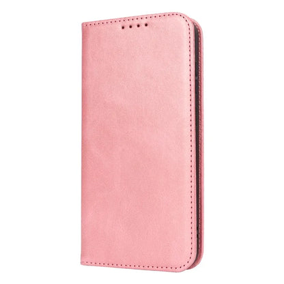 For Samsung Galaxy S24+ Wallet Case Calf Texture Leather Phone Cover