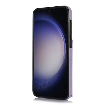 For Samsung Galaxy S23+ Kickstand Phone Case RFID Blocking Wallet Cover