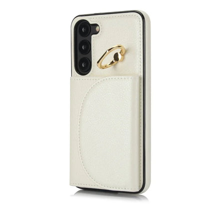 For Samsung Galaxy S23+ Kickstand Phone Case RFID Blocking Wallet Cover