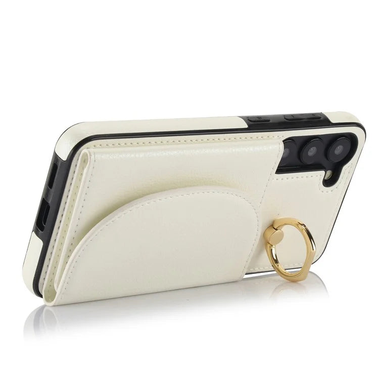 For Samsung Galaxy S23+ Kickstand Phone Case RFID Blocking Wallet Cover