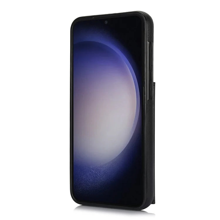 For Samsung Galaxy S23+ Kickstand Phone Case RFID Blocking Wallet Cover