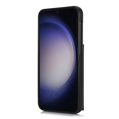 For Samsung Galaxy S23+ Kickstand Phone Case RFID Blocking Wallet Cover