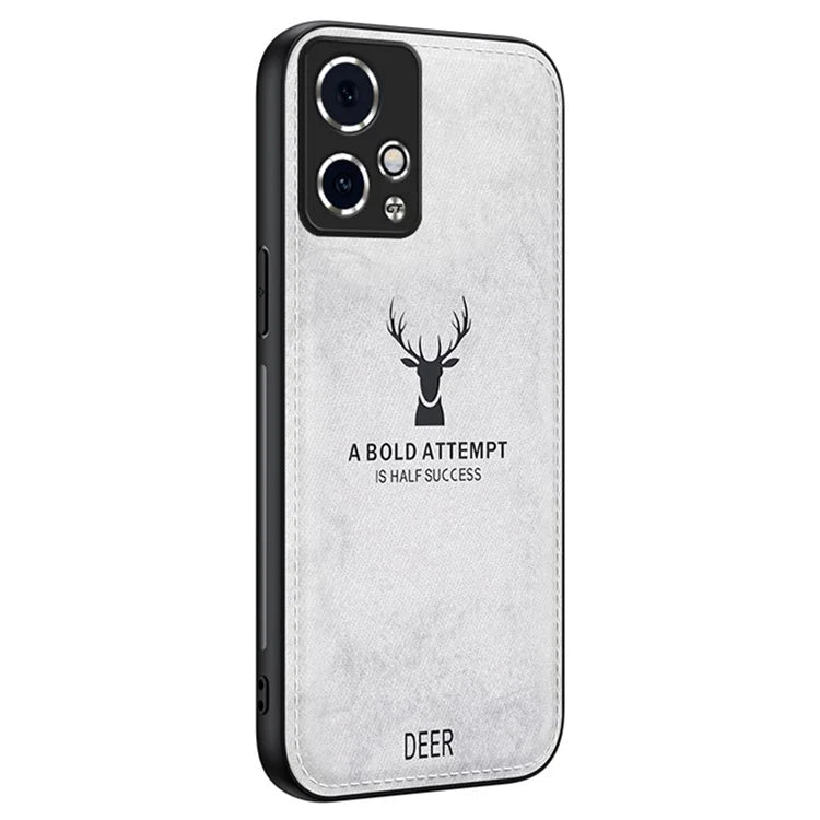 For Honor 90 GT 5G Case Deer Pattern Imprinted Leather Coated Phone Cover