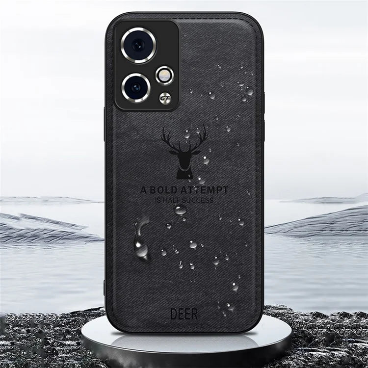For Honor 90 GT 5G Case Deer Pattern Imprinted Leather Coated Phone Cover