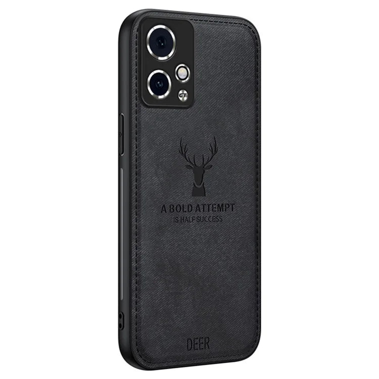 For Honor 90 GT 5G Case Deer Pattern Imprinted Leather Coated Phone Cover