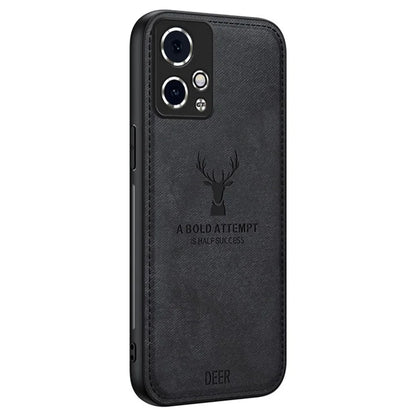 For Honor 90 GT 5G Case Deer Pattern Imprinted Leather Coated Phone Cover