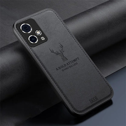 For Honor 90 GT 5G Case Deer Pattern Imprinted Leather Coated Phone Cover