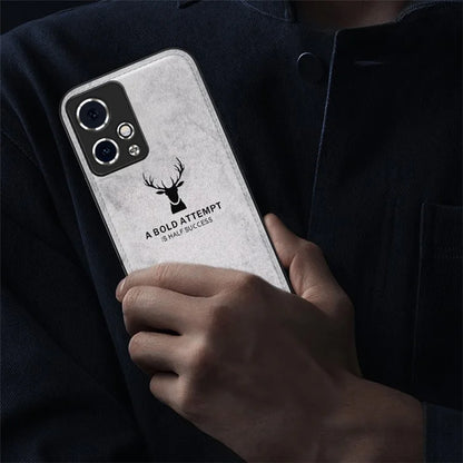 For Honor 90 GT 5G Case Deer Pattern Imprinted Leather Coated Phone Cover