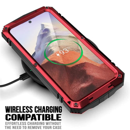 For Samsung Galaxy S24 Case TPU + Metal Hybrid Phone Back Shell with Kickstand