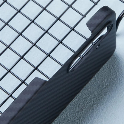 X-LEVEL For Samsung Galaxy S24 Phone Case Carbon Fiber Texture PC Back Cover