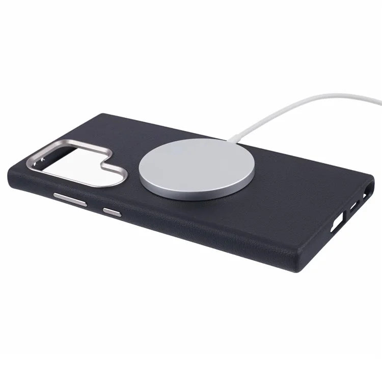 X-LEVEL For Samsung Galaxy S24 Ultra Magnetic Case PU Leather Shockproof Back Cover