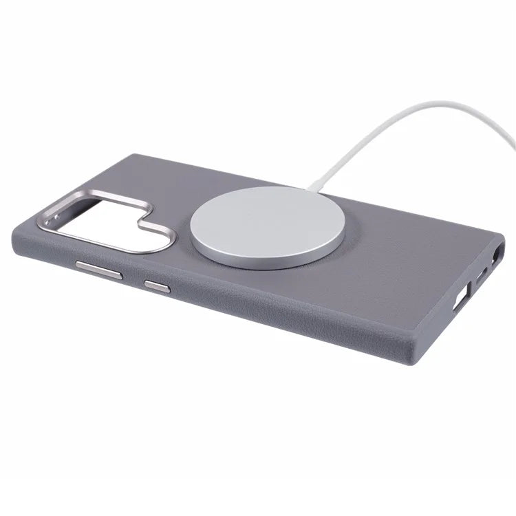 X-LEVEL For Samsung Galaxy S24 Ultra Magnetic Case PU Leather Shockproof Back Cover