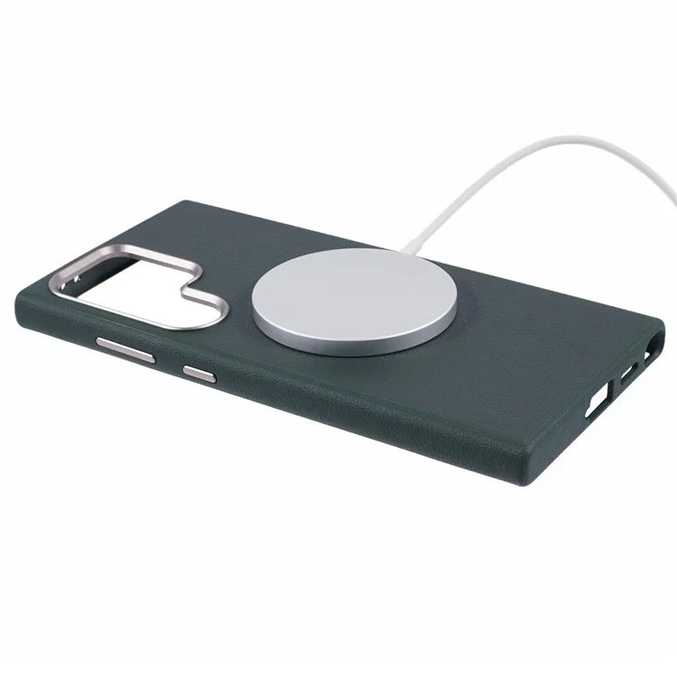 X-LEVEL For Samsung Galaxy S24 Ultra Magnetic Case PU Leather Shockproof Back Cover