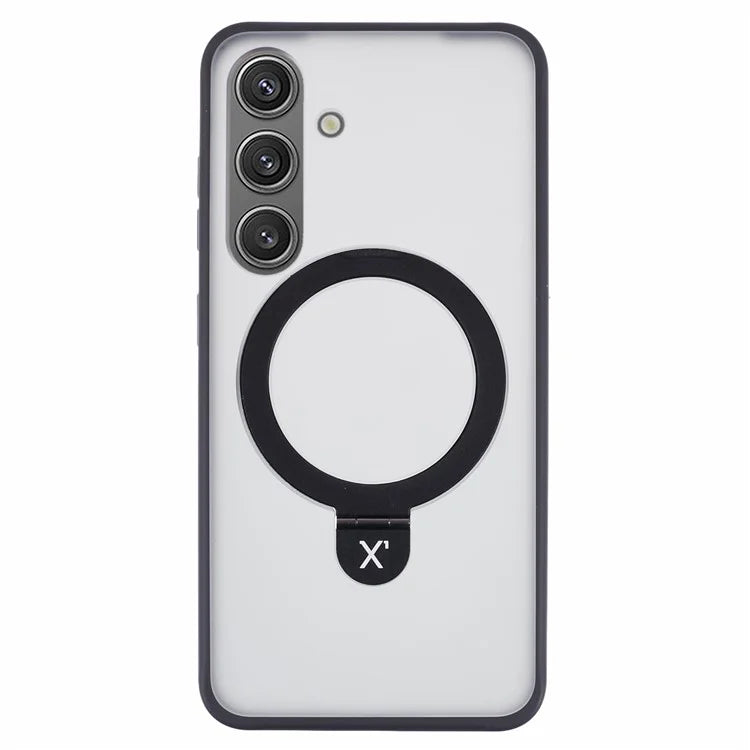X-LEVEL PITHY STONE II For Samsung Galaxy S24+ Case Compatible with MagSafe Back Cover Kickstand