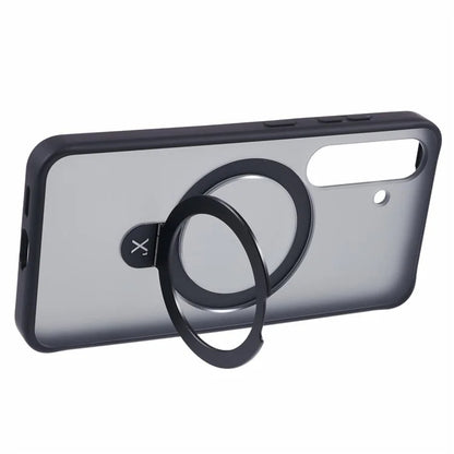 X-LEVEL PITHY STONE II For Samsung Galaxy S24+ Case Compatible with MagSafe Back Cover Kickstand
