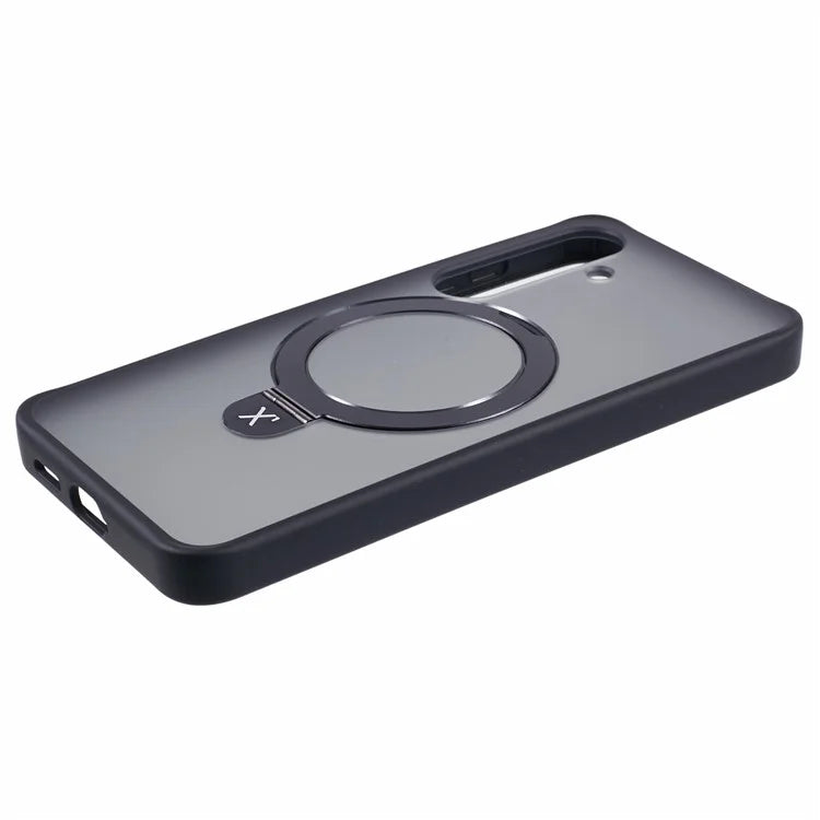 X-LEVEL PITHY STONE II For Samsung Galaxy S24+ Case Compatible with MagSafe Back Cover Kickstand