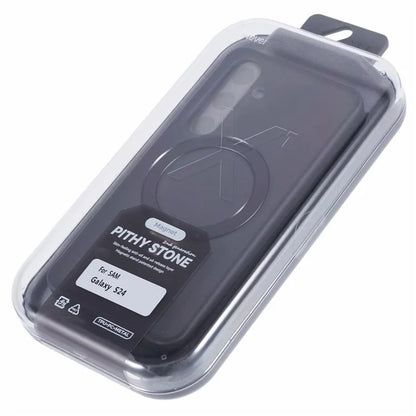 X-LEVEL PITHY STONE II For Samsung Galaxy S24+ Case Compatible with MagSafe Back Cover Kickstand