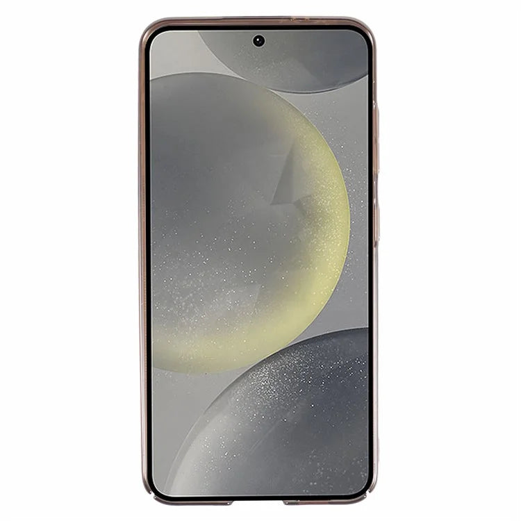 X-LEVEL For Samsung Galaxy S24+ Phone Case Hard PC Clear Bakc Cover Electroplating Frame
