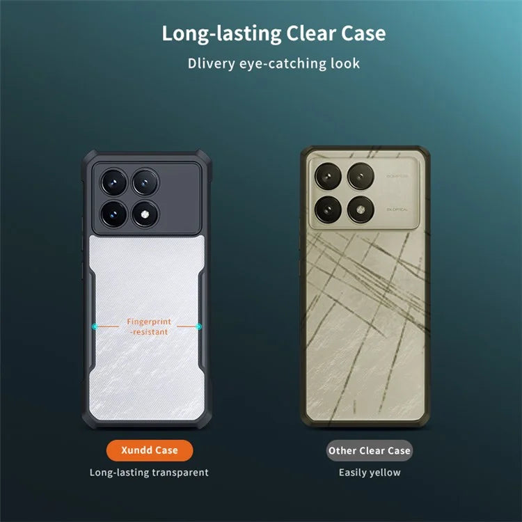 XUNDD For Xiaomi Redmi K70 Pro 5G / K70 5G Shockproof Acrylic+TPU Slim-Fit Cover Cell Phone Case
