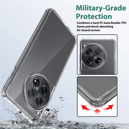 For OnePlus 12 5G TPU+Acrylic Phone Case Transparent Protective Back Cover