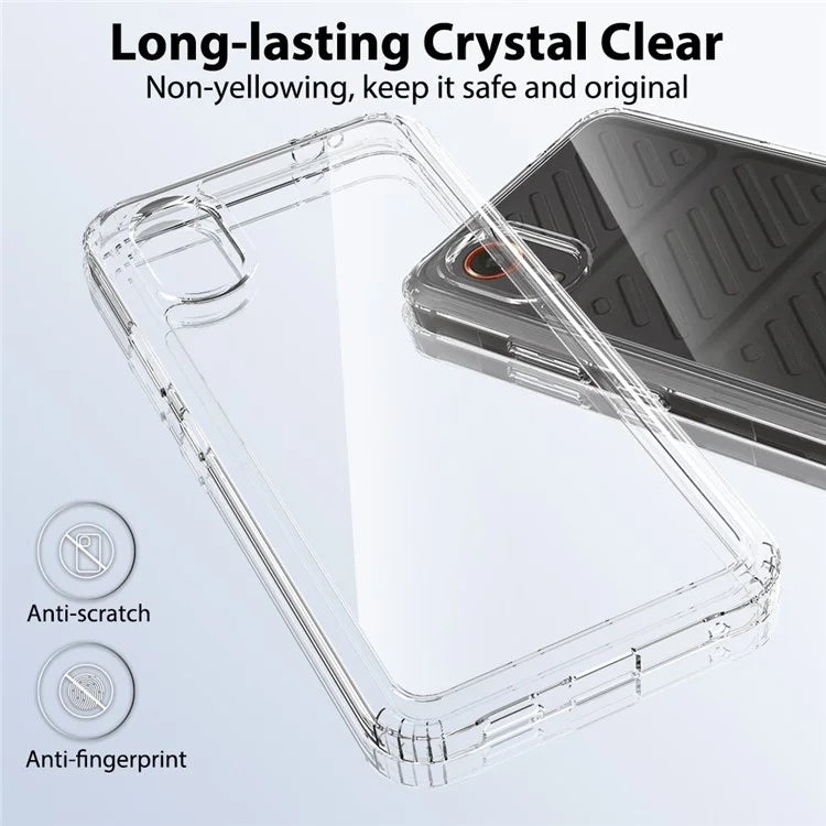 For Samsung Galaxy Xcover 7 Case Hybrid TPU+Acrylic Anti-Scratch Phone Cover