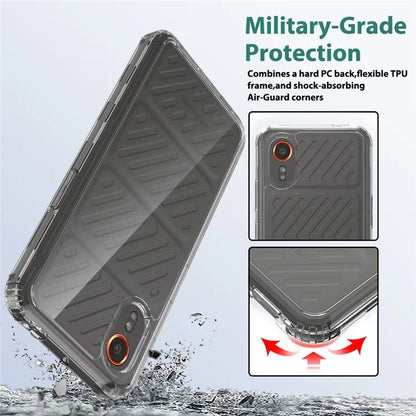 For Samsung Galaxy Xcover 7 Case Hybrid TPU+Acrylic Anti-Scratch Phone Cover
