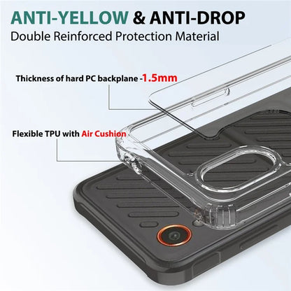 For Samsung Galaxy Xcover 7 Case Hybrid TPU+Acrylic Anti-Scratch Phone Cover