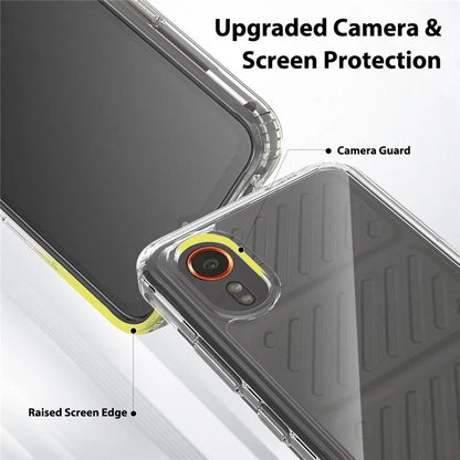 For Samsung Galaxy Xcover 7 Case Hybrid TPU+Acrylic Anti-Scratch Phone Cover