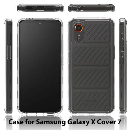 For Samsung Galaxy Xcover 7 Case Hybrid TPU+Acrylic Anti-Scratch Phone Cover