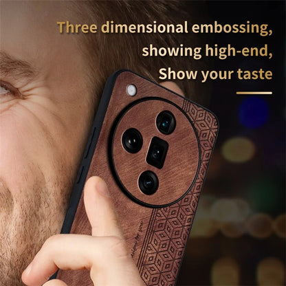 AZNS For Oppo Find X7 Ultra Case PU Leather+TPU Protective Phone Cover