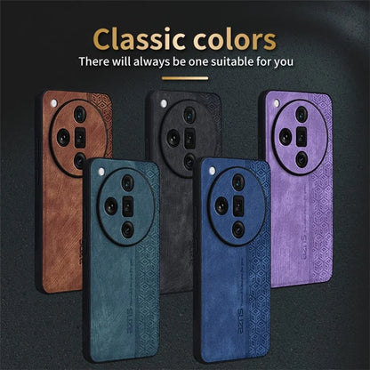 AZNS For Oppo Find X7 Ultra Case PU Leather+TPU Protective Phone Cover