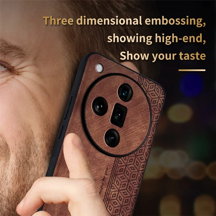 AZNS For Oppo Find X7 Ultra Case PU Leather+TPU Protective Phone Cover