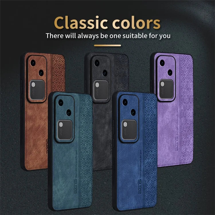 AZNS For vivo S18 5G Phone Case PU Leather Coated TPU Back Cover
