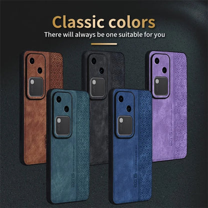 AZNS For vivo S18 5G Phone Case PU Leather Coated TPU Back Cover