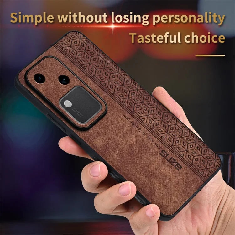AZNS For vivo S18 5G Phone Case PU Leather Coated TPU Back Cover