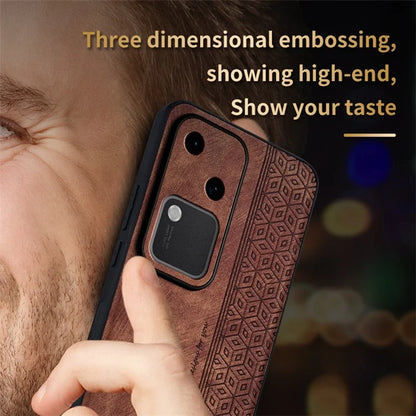 AZNS For vivo S18 5G Phone Case PU Leather Coated TPU Back Cover
